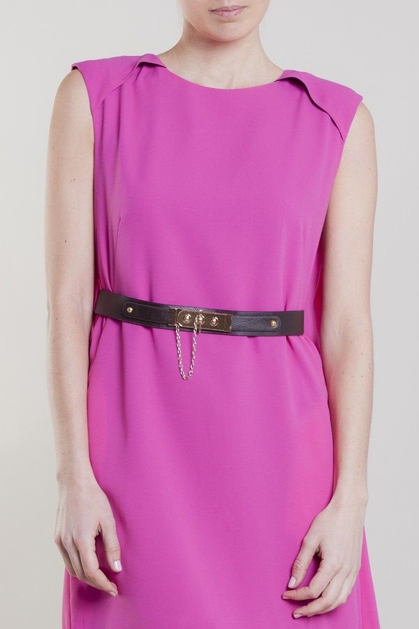 vestido fucsia rosa palo modelo